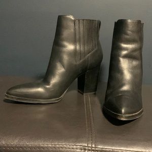 Black Heeled Chelsea Boots